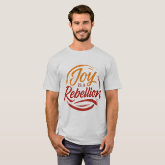 T-shirt "T-Shirt de calligraphie expressive - La joie est 