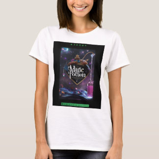 T-shirt "T-shirt de conception de bouteille magique"