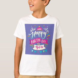T-shirt "T-shirt de joyeux anniversaire pour enfants – Cél