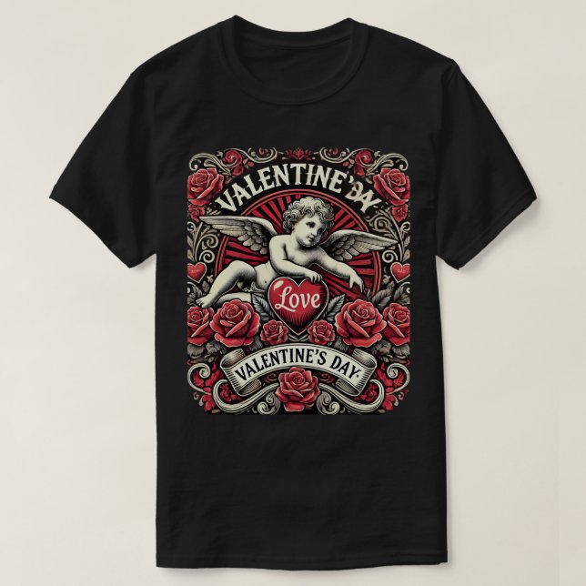 T-shirt "T-shirt de la Saint Valentin pour l'amour de Cher (Design devant)