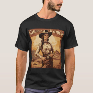 T-shirt "T-shirt de l'affiche féminine Vintage, chemises d