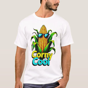 T-shirt "T-Shirt de maïs Cool : Tee graphique amusante et