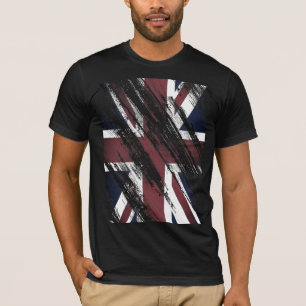 T-shirt T-shirt, drapeau de l'Angleterre vintage