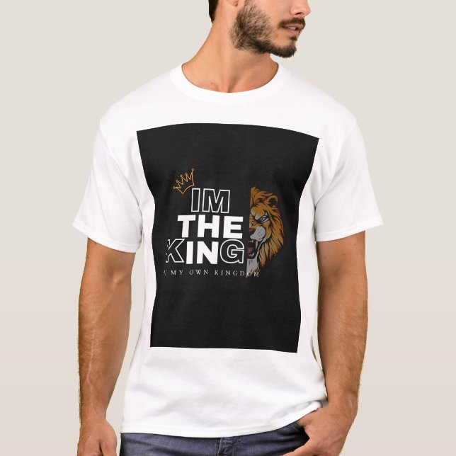 T-shirt "T-shirt du roi royal" (Devant)