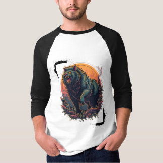 T-shirt "T-shirt en forme d'ours en colère : Edgy Stre