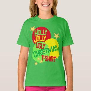 T-shirt T-shirt enfant Holly Jolly Ugly Christmas