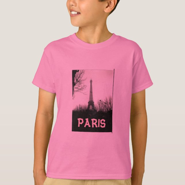 T-shirt T-shirt, enfant/Tour Eiffel (Devant)