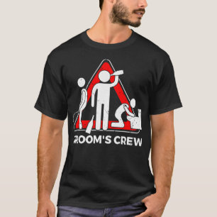 T-shirt T Shirt Équipe du Marié Marié Garçons d'Honneur