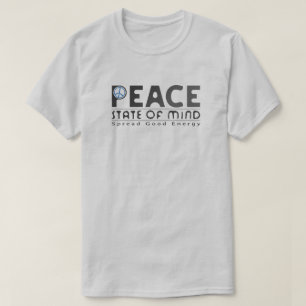T-shirt T Shirt État d'Esprit de Paix