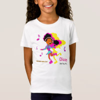 "T-shirt étourdi de danse des enfants de groupe de