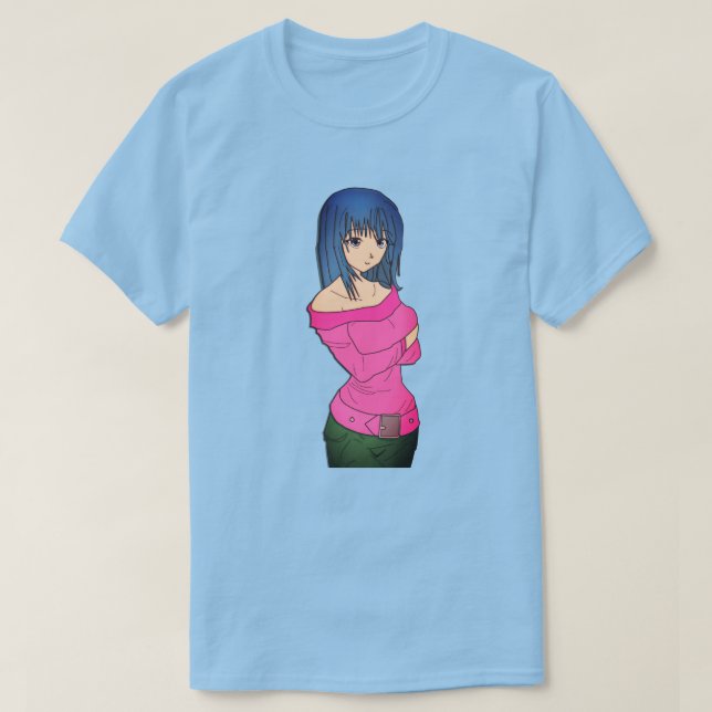 T-shirt T-Shirt, femme d'Anime (Design devant)