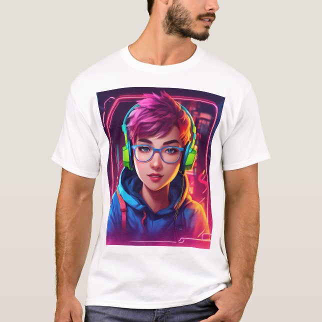T-shirt T Shirt femme design (Devant)