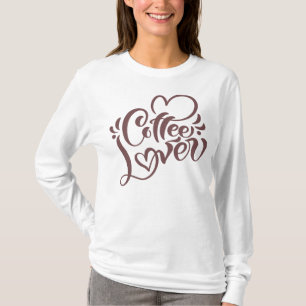 T-shirt T-shirt femme Lover Café