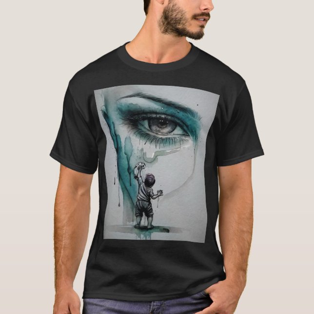 T-shirt T Shirt foncé basique (Devant)