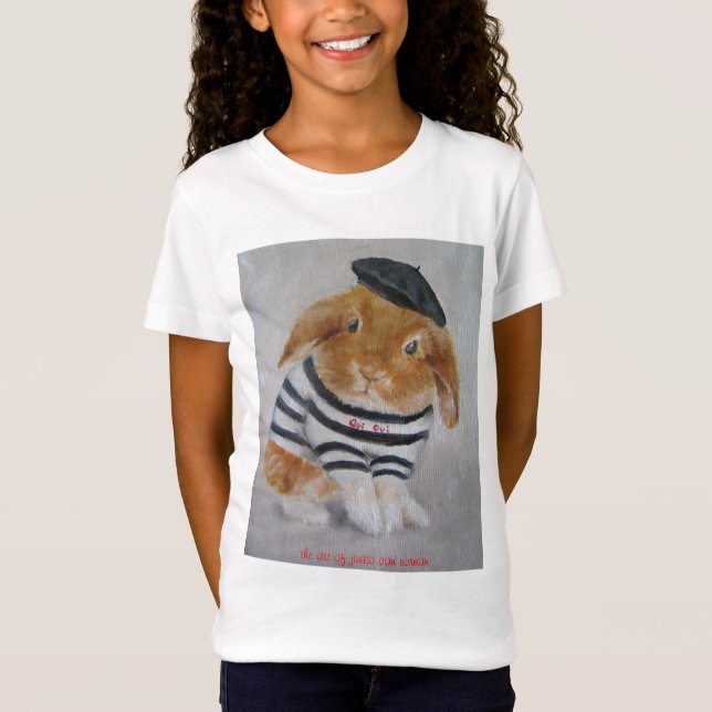 T-shirt - T-shirt français de lapin (Devant)