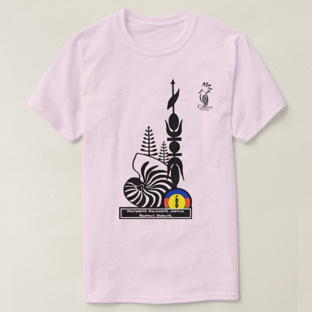 T-shirt T-shirt/Fraternité. Solidarité. Justice. R (Design devant)