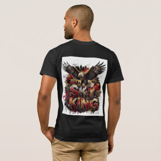 T-shirt T Shirt Graphique Aigle Féroce | Oiseau de Fantast