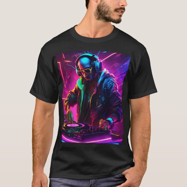 T-shirt "T-shirt graphique DJ Vibes" (Devant)