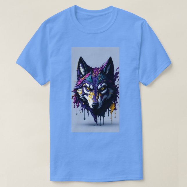 T-shirt "T-shirt graphique Predator d'inspiration animale" (Design devant)