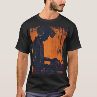 T-shirt "T-shirt graphique style DJ - Parfait pour l'amour