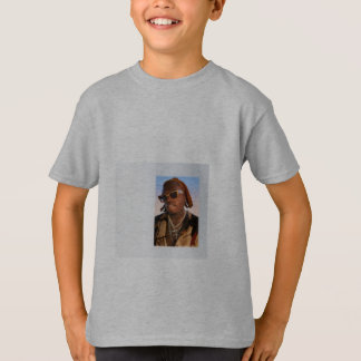 T-shirt T - Shirt Gris Gunna Wunna pour garçons