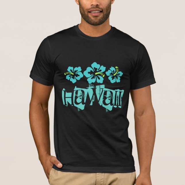 T-shirt T-Shirt-Hawaii Mens Bella Canvas (Devant)