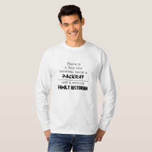 T-shirt T-Shirt, historien de la famille contre Packrat
