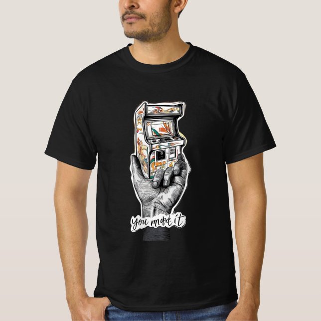 T-shirt t shirt homme avec un design artistuc (Devant)