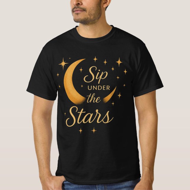 T-shirt "T-shirt homme style stellaire - où l'élégance ren (Devant)
