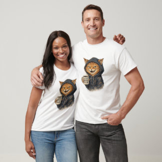 T-shirt T‑Shirt Humeur Chat Café