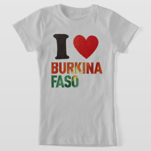 T-Shirt T-shirt-j'aime-burkina-faso