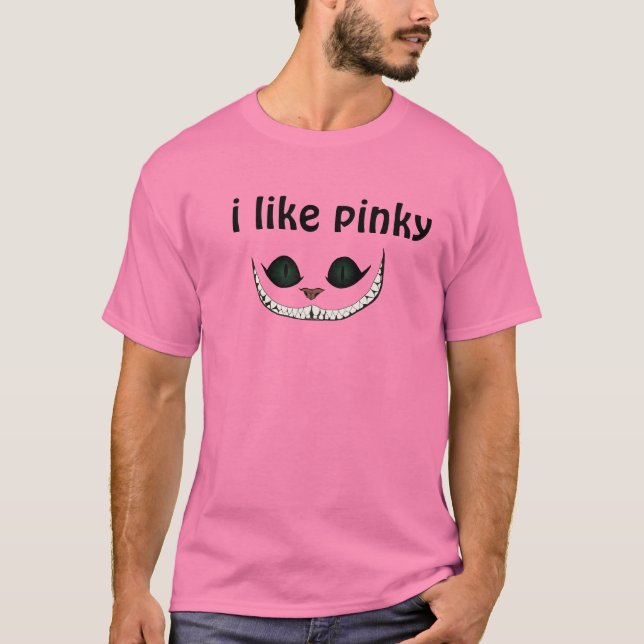 T-shirt t shirt j'aime pinky (Devant)