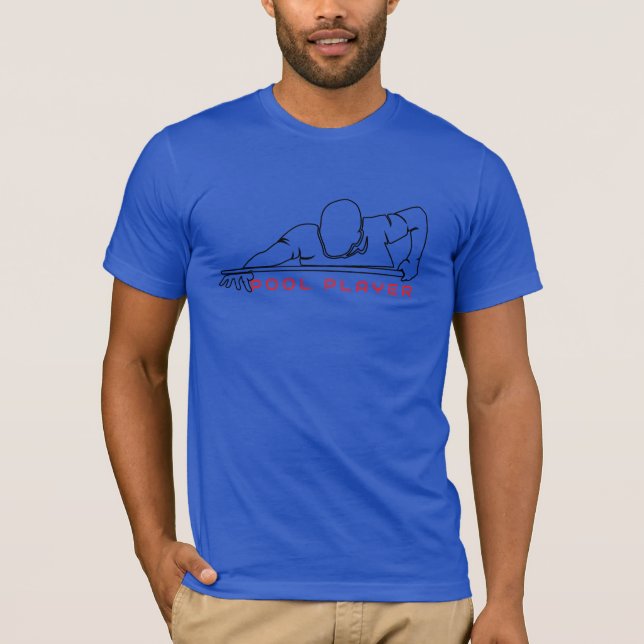 T-shirt T-Shirt, joueur de sondage (Devant)