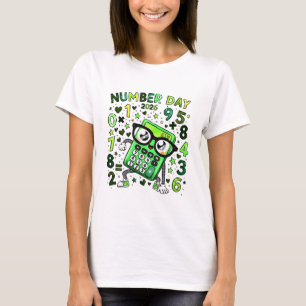 T-shirt T Shirt Jour des Nombres Maths pour Enseignants et