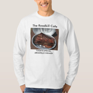 T-shirt T-shirt, le café d'animal tué sur une route,