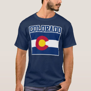 T-shirt T-Shirt, le drapeau du Colorado