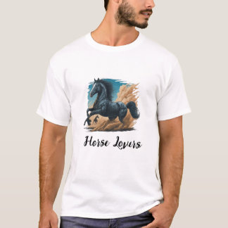 T-shirt T Shirt - Les amateurs de chevaux