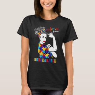 T-shirt T Shirt Maman Autisme Incassable Cadeau de Sensibi