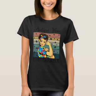 T-shirt T Shirt Maman Autisme Incassable Sensibilisation à