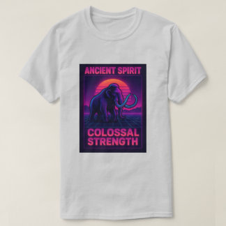 T-shirt "T-shirt Mammoth Synthwave | Colonnes de l'Esprit 