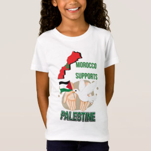 T-Shirt T-shirt-maroc-soutient-palestine