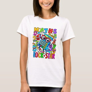 T-shirt T Shirt Maths Rockstar pour les Enseignants et la 