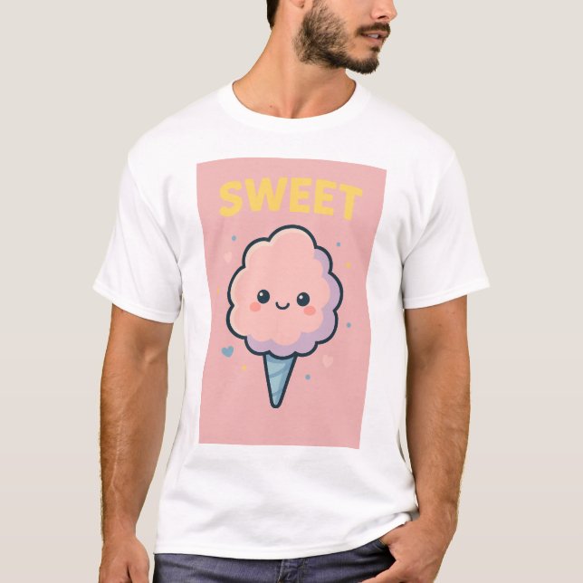 T-shirt T shirt mignon décontracté  (Devant)