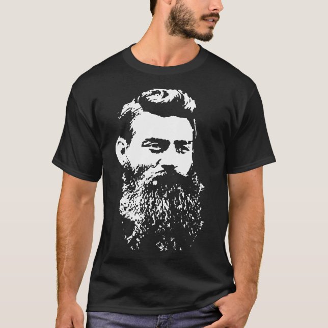 T-shirt T shirt Ned Kelly (Devant)