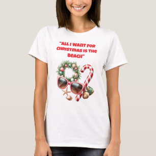 T-shirt T-Shirt-Noël Tropical T Shirt de Famille