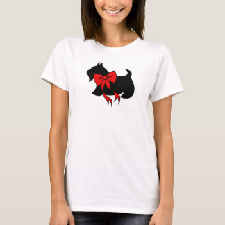 T-shirt T Shirt Nuit de Noël avec un noeud papillon Terrie