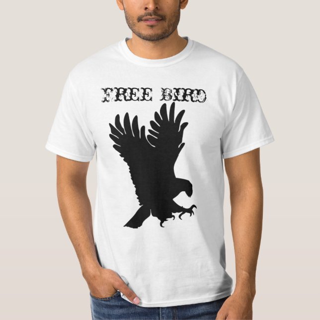 T-shirt T-Shirt/Oiseau gratuit (Devant)