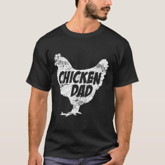 T-shirt T-Shirt, papa de poulets - Fantastique fermier Tee