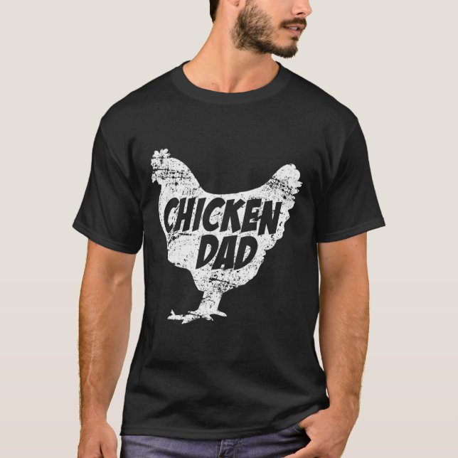 T-shirt T-Shirt, papa de poulets - Fantastique fermier Tee (Devant)