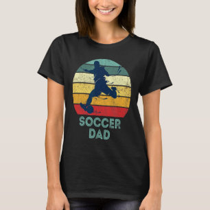 T-shirt T Shirt Papa Footballeur Rétro Vintage